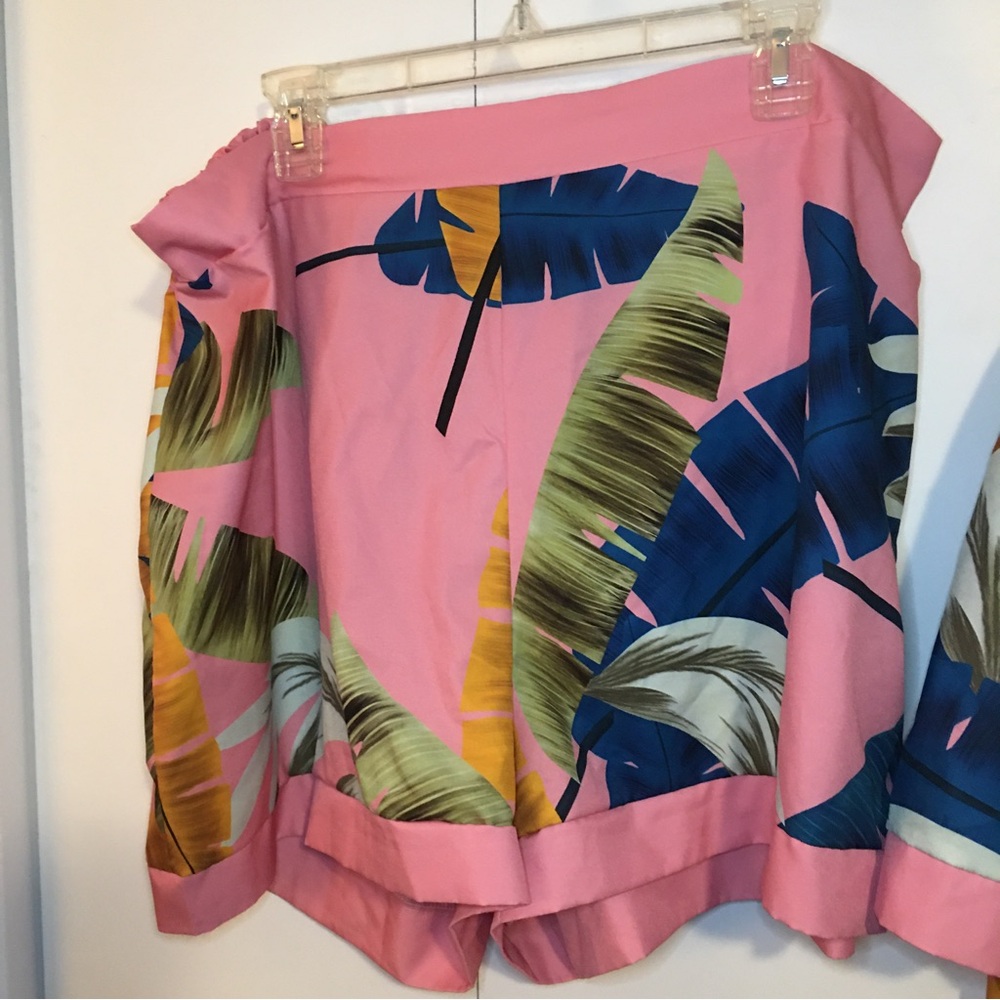 Shein 3 Piece Short Set Pink Size 4X Preowned - Picture 2 of 10